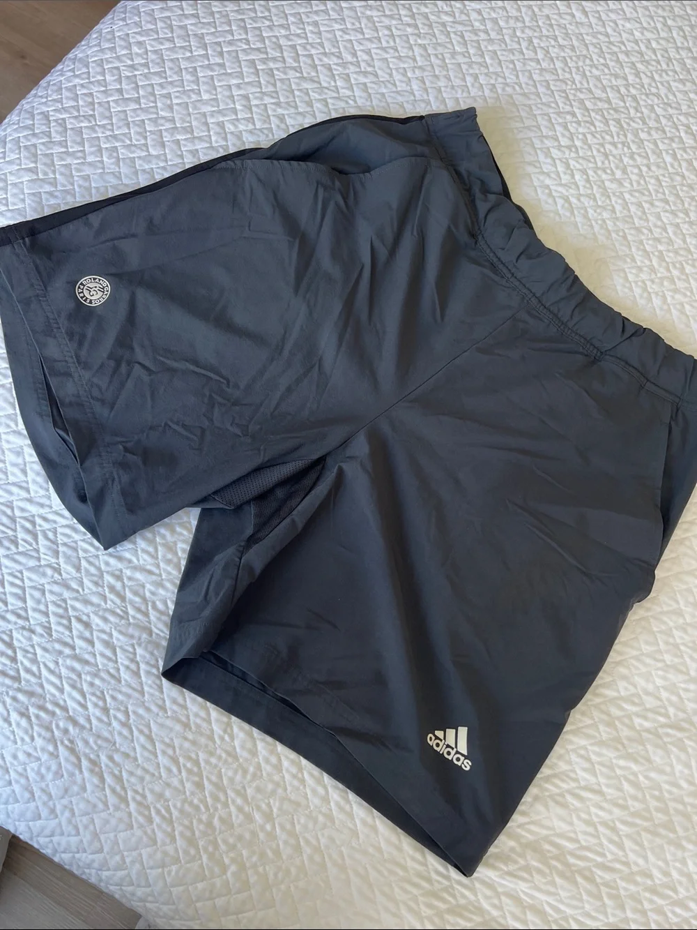 adidas Black Performance Running Shorts with Logo